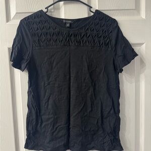 Banana Republic Black Short Sleeve Top